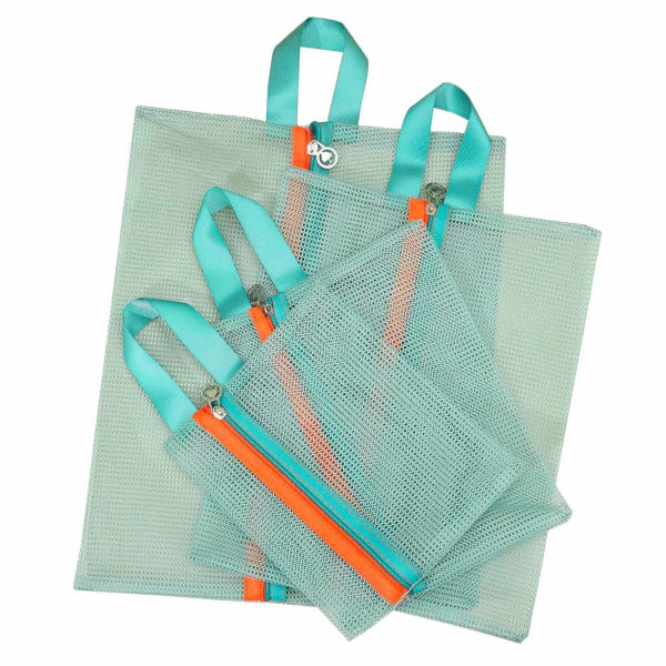 Flexible packing bags for an organized suitcase-WELLNGS green