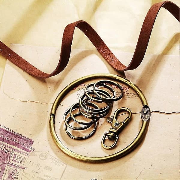 Stor Nyckelring i Brons (80mm) 10x Multi-Ring - WELLNGS