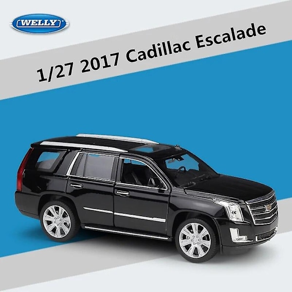 1:27 Cadillac Escalade SUV Legering Bilmodel Diecasts Metal Køretøjer Bilmodel Høj Simulation Samling Børns Legetøj Gave-WELLNGS