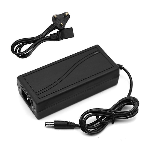 LED Strømforsyning Adapter 5.5x2.1-2.5mm Hannkontakt for DC 15V AC 100-240V Lys Transformer for LED Lysstripe US/UK/EU/AU Plugg - WELLNGS EU 5A