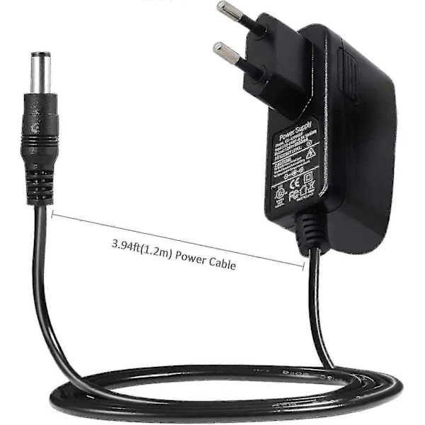12V 1A DC Strømforsyning til IP/CCTV Overvågningskamera, AC til DC Strømkabel, Oplader, Udgang DC 12V 1000mA, Indgang AC 100V-240V/50 Eller-WELLNGS