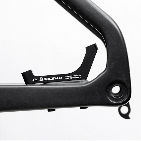 Kocevlo R160p-d Bakre Flat-mount till Post-mount Bromsokadapter för 160mm Rotor Vägskivebroms Fm till Pm-WELLNGS