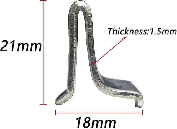 Justerbart hyllfäste i stål för pilaster (14 stycken) - WELLNGS