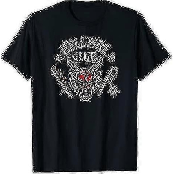 Stranger Things 4 Hellfire Club T-paita - WELLNGS Style6 4XL