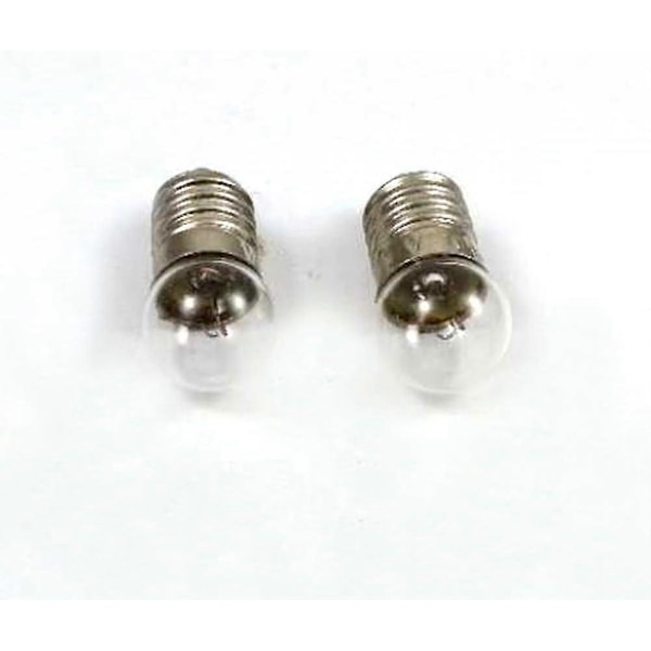 10 Mini Glödlampor E10 Skruvsockel för Ficklampor, 2.5V 0.3A - WELLNGS