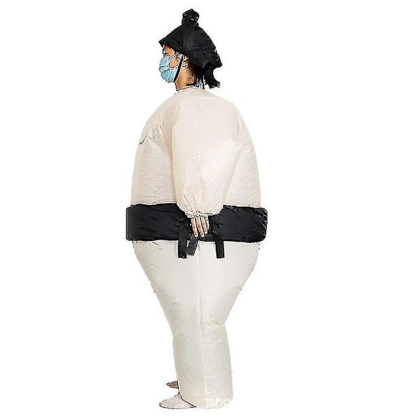 Lasten Ilmapuku Sumopainija - Hauska Halloween-Puku Pojille - WELLNGS ORANGE Adult