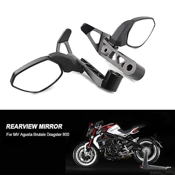 Motorcykel Hand Handguard Protection Broms Kopplingsspak Par Sida Bakre Speglar för Mv Agusta Dragster 800 800rr-WELLNGS