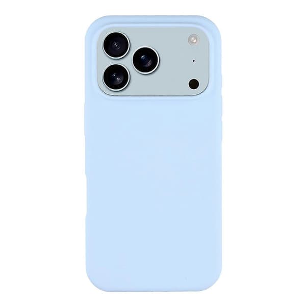 Slitesterkt støtsikkert silikondeksel til iPhone 17 Pro - lingling Light blue Baby Blue