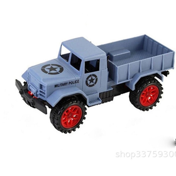 Large Engineering Vehicle Model Plastic Excavator Dump Truck Cars Toy for Kids Boys Outdoor Sand Game-WELLNGS blue-A