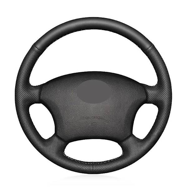 Auton ohjauspyörän suojus Toyota Land Prado 120 2003-2007 Tacoma 2005-2011 4Runner Hilux 2009-2011 LS400 1995 GX GX470 Style-WELLNGS Black