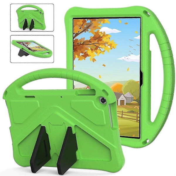 For Lenovo Tab M10 (3. generasjon) Nettbrettdeksel Barn Eva Robust Støtsikkert Nettbrettdeksel Konvertibelt H-WELLNGS Green