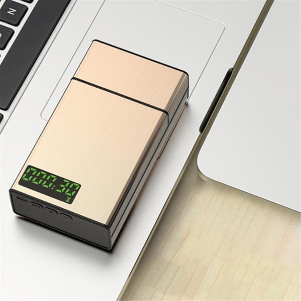 Bärbart Låsbox, Smart Box, Extra Rökavvänjningskontrollartefakt, Tidsinställd Låsbox, Guld-WELLNGS