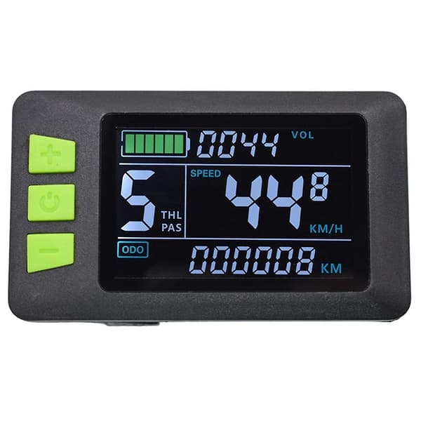 P3C 5PIN Elektrisk Cykel LCD Display Måler E Scooter LCD Panel med USB UART til Mountain Elektriske Cykel Dele-WELLNGS