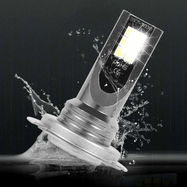 2-pak H4 LED-forlygter til bil - 110W/1200LM/IP68 vandtæt,