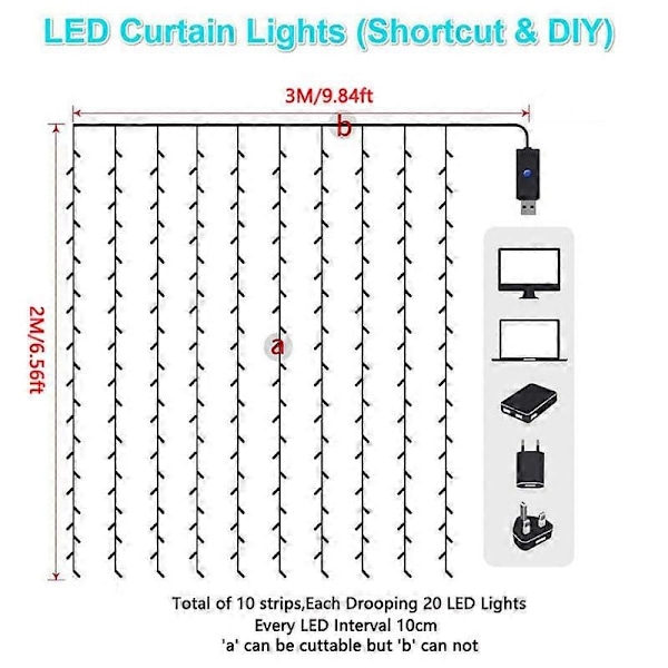 12 Pakke Værelses Dekoration Æstetisk Kunstige Planter LED Ivy Garland Falske Blade Vine Hængende til Hjem Stue Dekoration Soveværelse - WELLNGS 12pcs With light