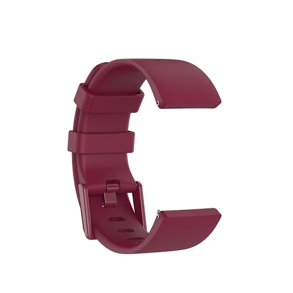 Silikonarmband för Fitbit Versa 2/Versa Lite/Storlek: L-WELLNGS Wine red Other Phone Models