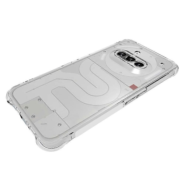 för Nothing Phone (3a) TPU Mobilskal Halkfritt Transparent Mobiltelefonskydd - WELLNGS