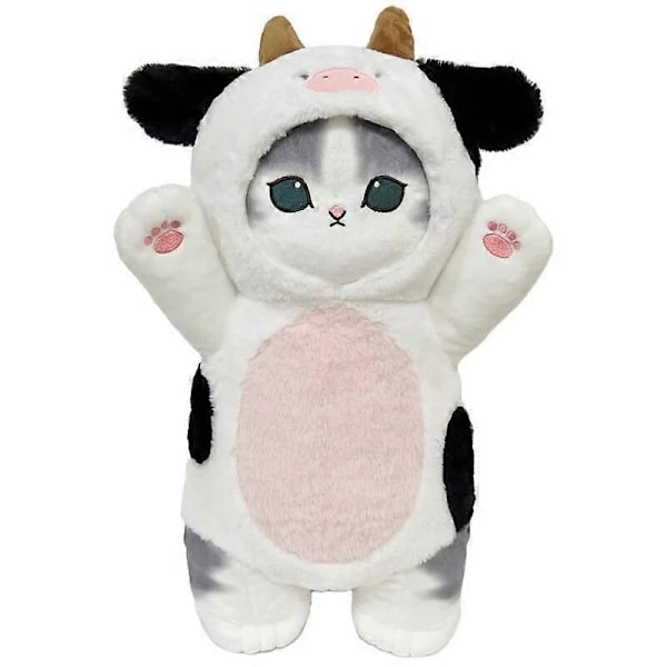 Kawaii Cat Mofusand Plysch 50cm Söta Cartoon Djur Plysch Katt Mjuk Fylld Docka Fluffig Fylld Kudde Kudde Leksak Barnpresent - WELLNGS C 30cm