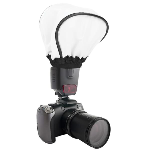 2x Softbox Diffuser til Foto Speedlite Flash Light-WELLNGS