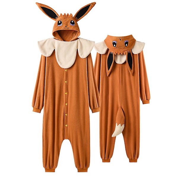 Ku Kigurumi Anime Onesies Kvinner Menn Overalls Morsom Søt Dress for Voksen Vinter Pyjamas Festival Antrekk Dyrekostymer Jumpsuit Høy Kvalitet-WELLNGS SQ-24 XL( fit 174-185cm)