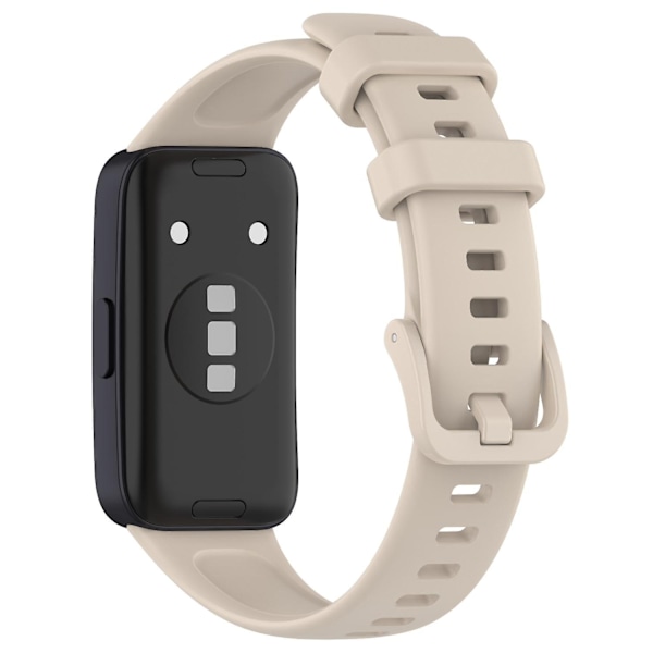Huawei Band 8 -silikonirannekkeet, vedenpitävä urheiluranneke - norsunluunvalkoinen - WELLNGS White Huawei Band 8
