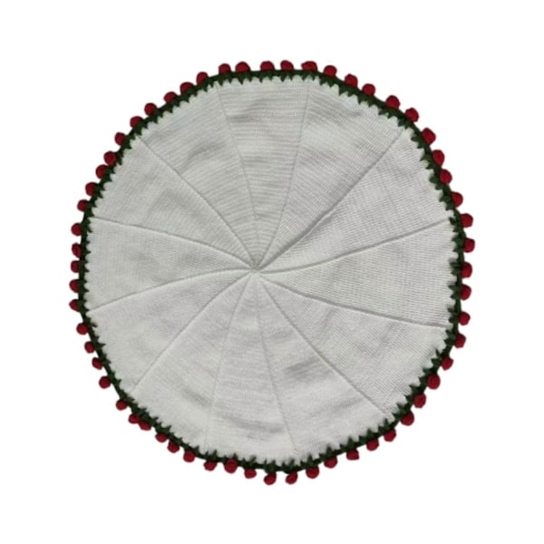 Bouquet Tæppe Hæklesæt Hæklestartersæt til Bouquet Gave Håndværk Håndlavet DIY Håndværk Strikkesæt til Entusiaster Voksne-WELLNGS White Red Rose