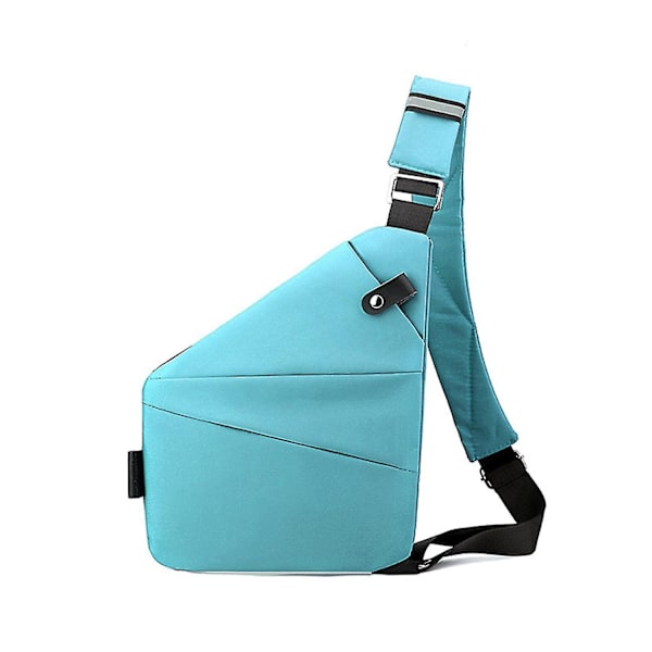 2024 Ny Wander Anti-tyveri Rejsetaske Sling Bag Rejsetaske-WELLNGS Sky Blue