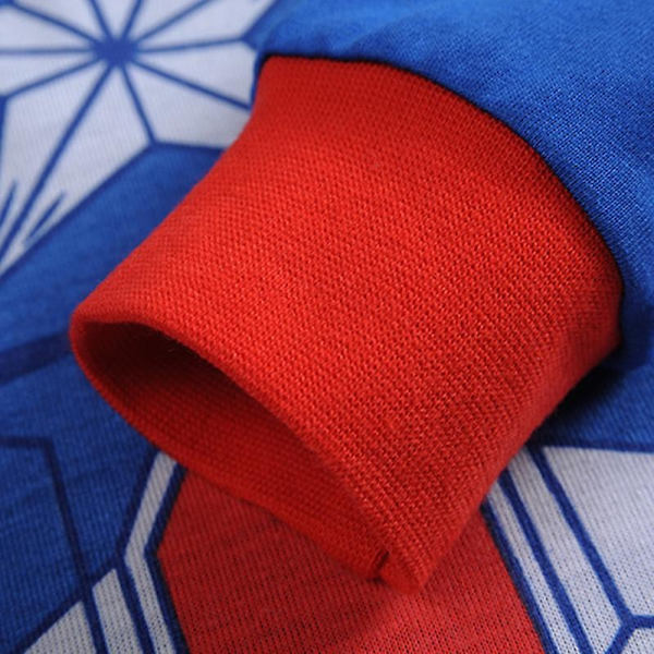 Baby Kids Boy Superhero Pyjamas Set Sleepwear Pajamas Pjs Winter Clothes-WELLNGS Captain America A 1-2 Years