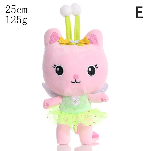 1:a Gabby's Dollhouse plyschleksak leende katt - i lager E