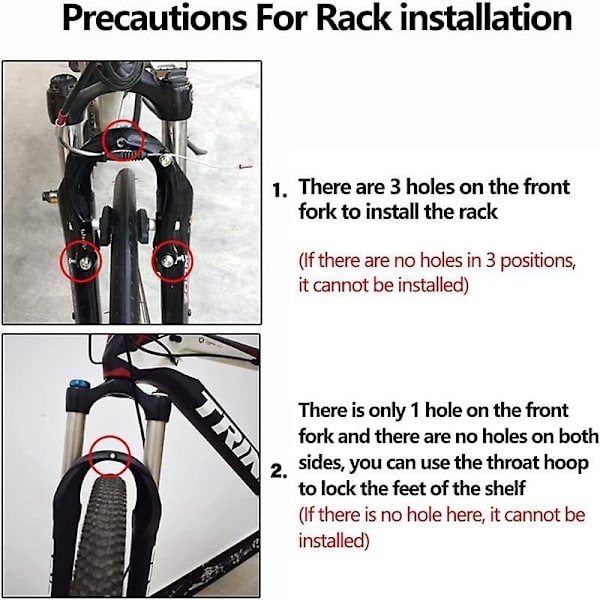 Cykel Front Rack, Stål Bagage Touring Carrier Racks 15KG Kapacitet Mountain Road Bike Pannier Ra-WELLNGS