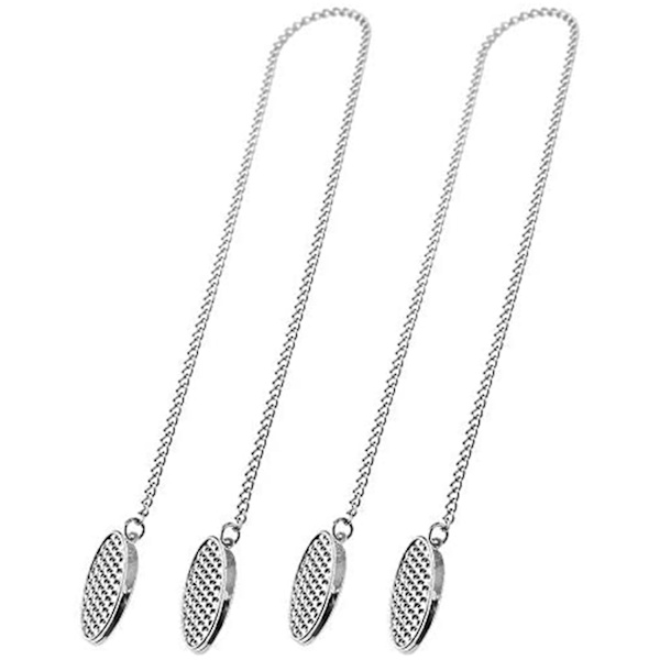 2 stk Serviettkjede Serviettholder Serviettklips Kjede Fleksibel Lanyard Halsstropp for Eldre Eldre A-WELLNGS