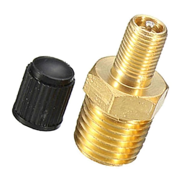 1/4\" NPT-säiliöventtiili, korroosionkestävä messinki Schrader-venttiili 1/4\" NPT-uroskierteillä - WELLNGS