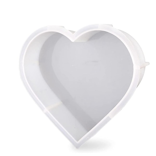 Store silikoneforme til harpiks, hjerteharpiksform, epoxyharpiksforme til blomsterbevaring, Resin-WELLNGS 0 0