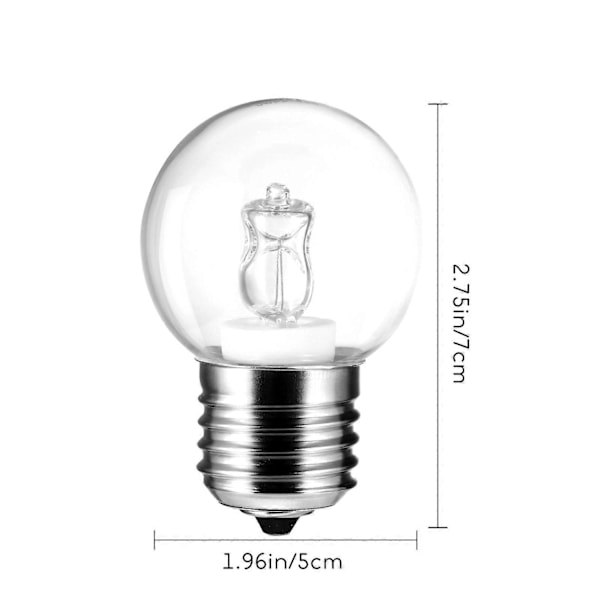 E27 Ugnlampa 40W 500 Grader Celsius Värmebeständig Apparat Ersättningslampa - WELLNGS