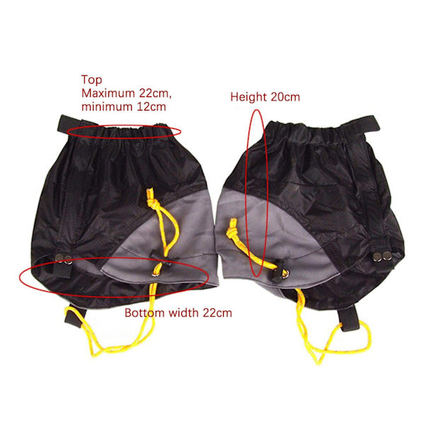 Anti-Bid Snake Guard Leggings Gaiter Vandtæt Beskyttelse til Vandreture i Sne - WELLNGS Green