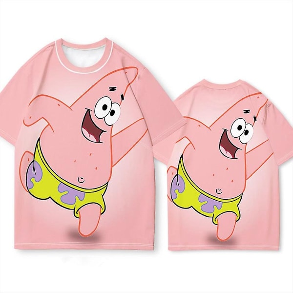 On Sales Sommer Patrick Star Shorts T-shirt Sæt Ferie Strand Strandbukser Herre Blomsterbukser Trend Rundt Surf Casual Bukser-WELLNGS 9 4XL