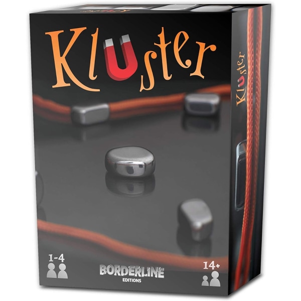 Borderline Editions Kluster: The Magnetic Dexterity Party Travel Game som kan spilles på hvilken som helst overflate-WELLNGS