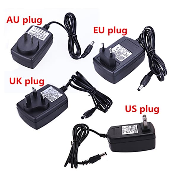 18V 1A 2A 2.5A 3A AC/DC Adapter Switching Strømforsyning for LED Lys St EU-WELLNGS EU 3A