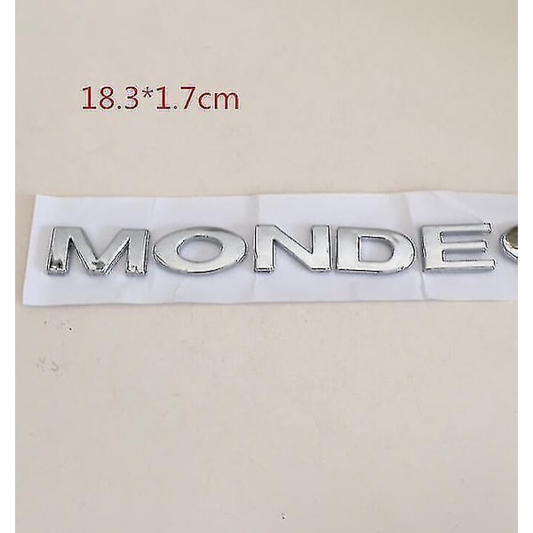 1kpl ABS Auton Kirjain Takakontin Tunnukset Emblem Badge Tarra Autotarvikkeet - WELLNGS Mondeo
