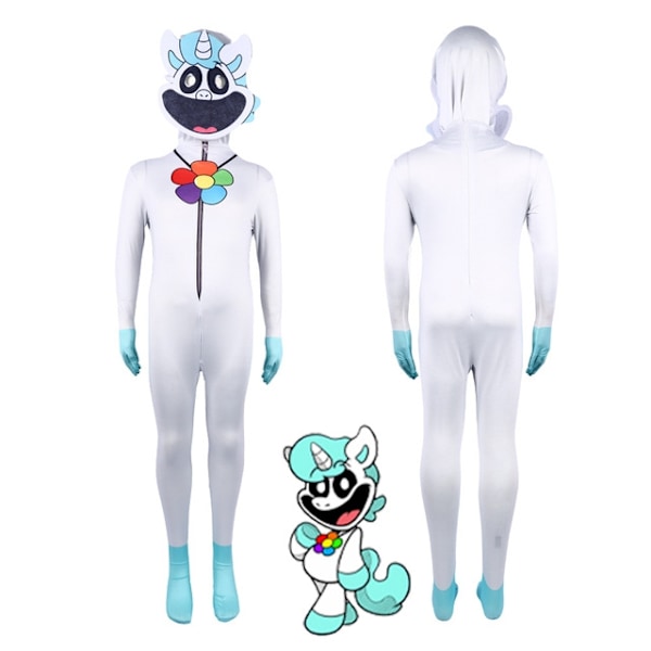 Cosplay Smiling Critters -vaatteet, nirso possu, koirapäivä, iptv spanien haalari Halloween-karnevaalijuhlien naamiaisasu lapsille aikuisille Craftycorn-WELLNGS Craftycorn 160