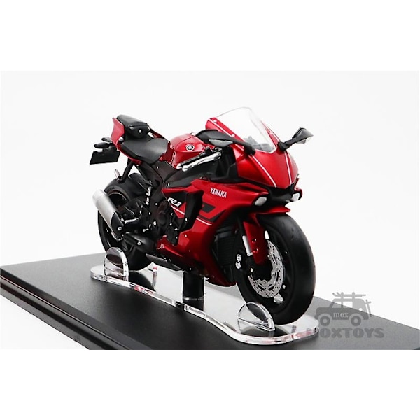 Cm Model 1:18 2018/2019 Yamaha R1 Rød Sort Støbt Motorcykel-WELLNGS Red