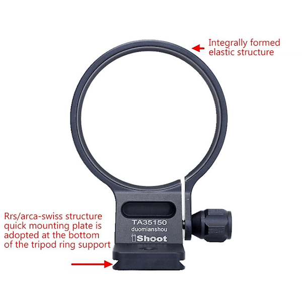 Tripod Mount Ring Lens Is-ta35150 för 35-150mm F2-2.8 Di Iii Vxd A058 E Port Kamera Snabbfäste-WELLNGS