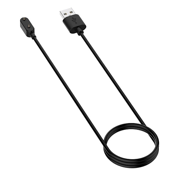 1m smartklokke-lader USB-ladekabel for Huawei Band 9/Band 9 NFC - Svart - WELLNGS Black