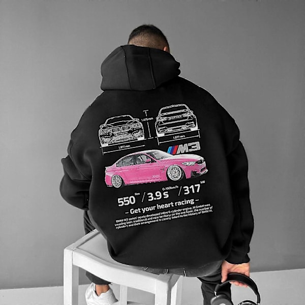 Porsche 911 Hoody Auto Print Hoodies Unisex-WELLNGS style 2 2XL