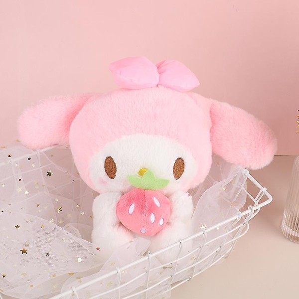 Pehmonuket Kuromi My Melody Strawberry Series Täytetyt eläinpehmolelu-WELLNGS Melody