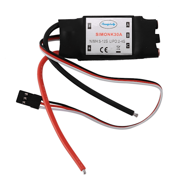 4x Simonk 30a ESC Harjaton Nopeudensäädin Bec 2a Quadcopterille F450 X525-WELLNGS