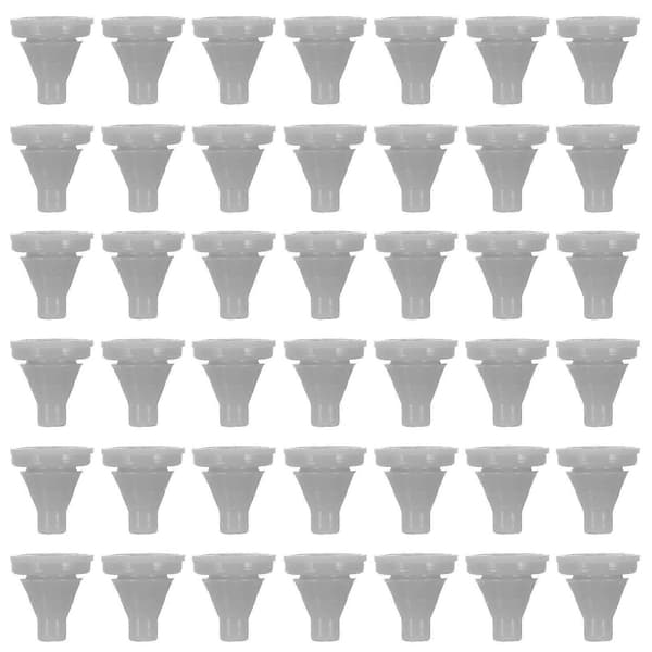 50 stk. Silikondyser for dusjhode, erstatningsdyser for dusjhode, reservedeler for dusjhode, silikon dusjhode erstatningsdyser - WELLNGS