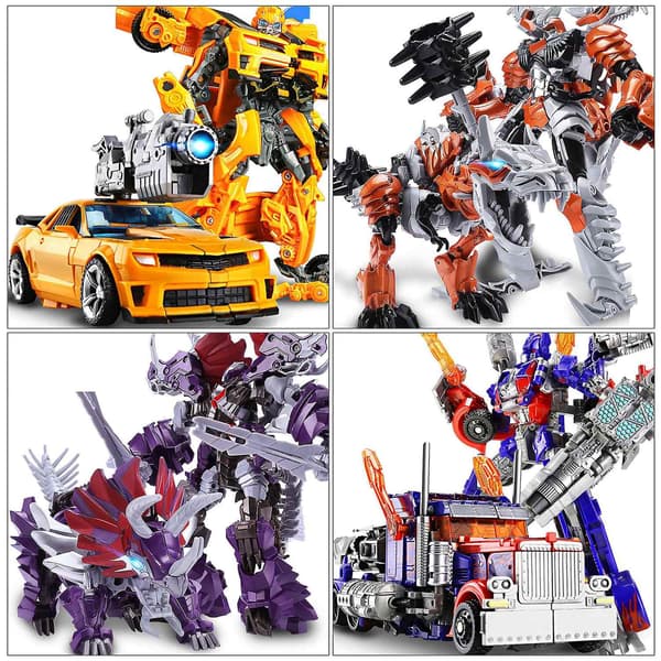Deformasjonsrobotleketøy, Transformers Deformert Bil Actionfigur Modell Gave til Barn Jenter Gutter - WELLNGS purple