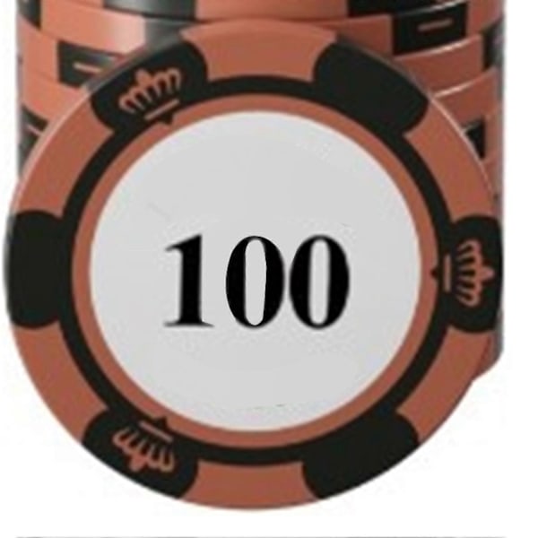 20 st Pokerchipsset för professionellt spel och räkning - WELLNGS