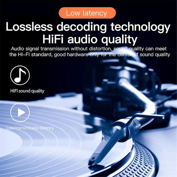 Bluetooth 5.3 Sändare/Mottagare Stereo Låg Latens Aux 3.5mm Jack Optisk Trådlös Musik Audio A-WELLNGS